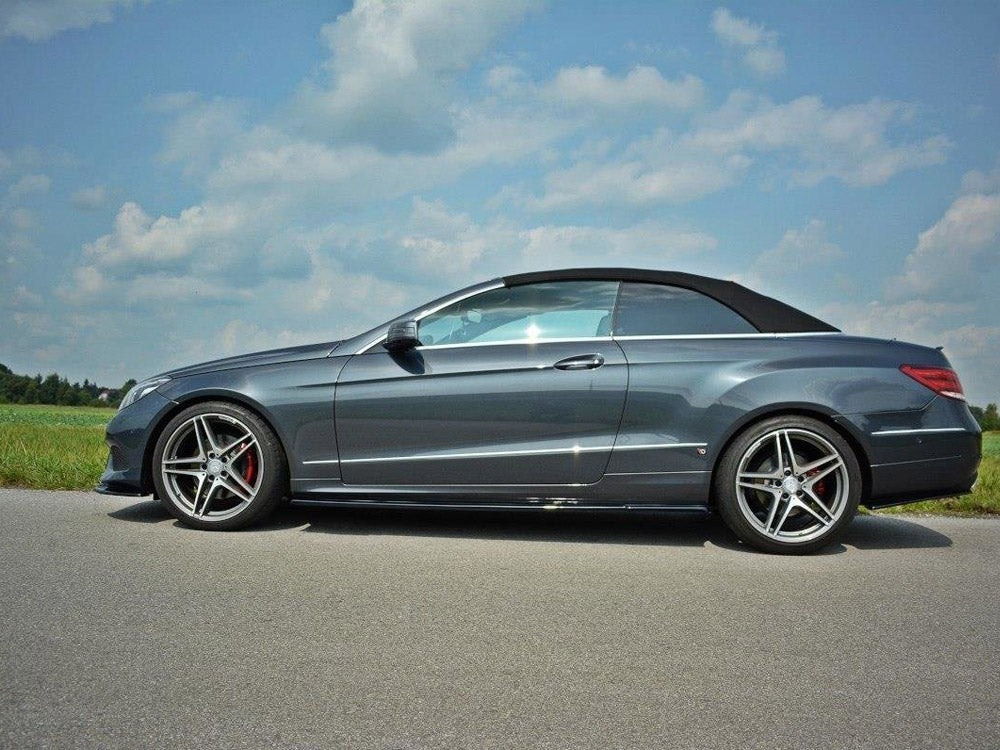 Side Skirts Diffusers compatible with Mercedes - Benz E Coupe / Cabrio C207 Facelift / A207 Facelit