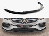 Front Splitter V.1 compatible with Mercedes E63 AMG Estate / Saloon S213 / W213