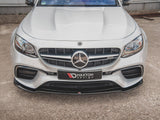 Front Splitter V.1 compatible with Mercedes E63 AMG Estate / Saloon S213 / W213