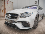 Front Splitter V.1 compatible with Mercedes E63 AMG Estate / Saloon S213 / W213