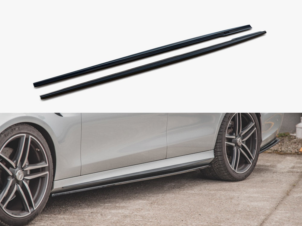 Side Skirt Diffusers compatible with Mercedes E63 AMG Estate / Sedan S213 / W213