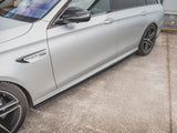 Side Skirt Diffusers compatible with Mercedes E63 AMG Estate / Sedan S213 / W213