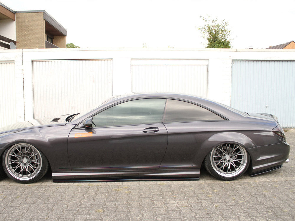 Rear Side Splitters compatible with Mercedes CL 500 C216 AMG Line (2006-2010)