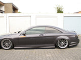 Rear Side Splitters compatible with Mercedes CL 500 C216 AMG Line (2006-2010) - Carbon Look