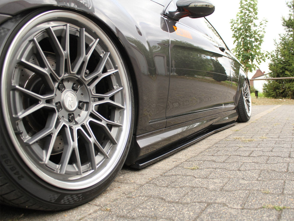 Side Skirts Diffusers compatible with Mercedes CL 500 C216 AMG Line (2006-2010)