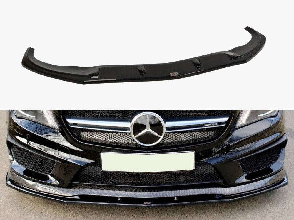 Front Splitter V.2 compatible with Mercedes CLA 45 AMG C117 (Pre-facelift)