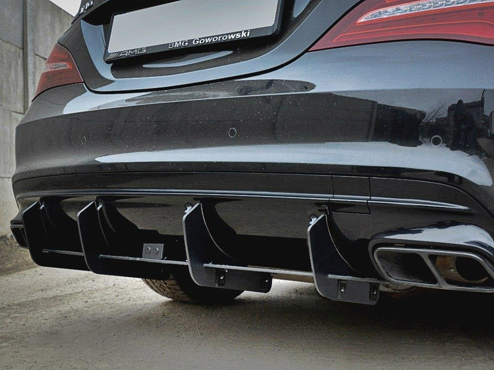Rear Diffuser V.2 compatible with Mercedes CLA A45 AMG C117 Facelift