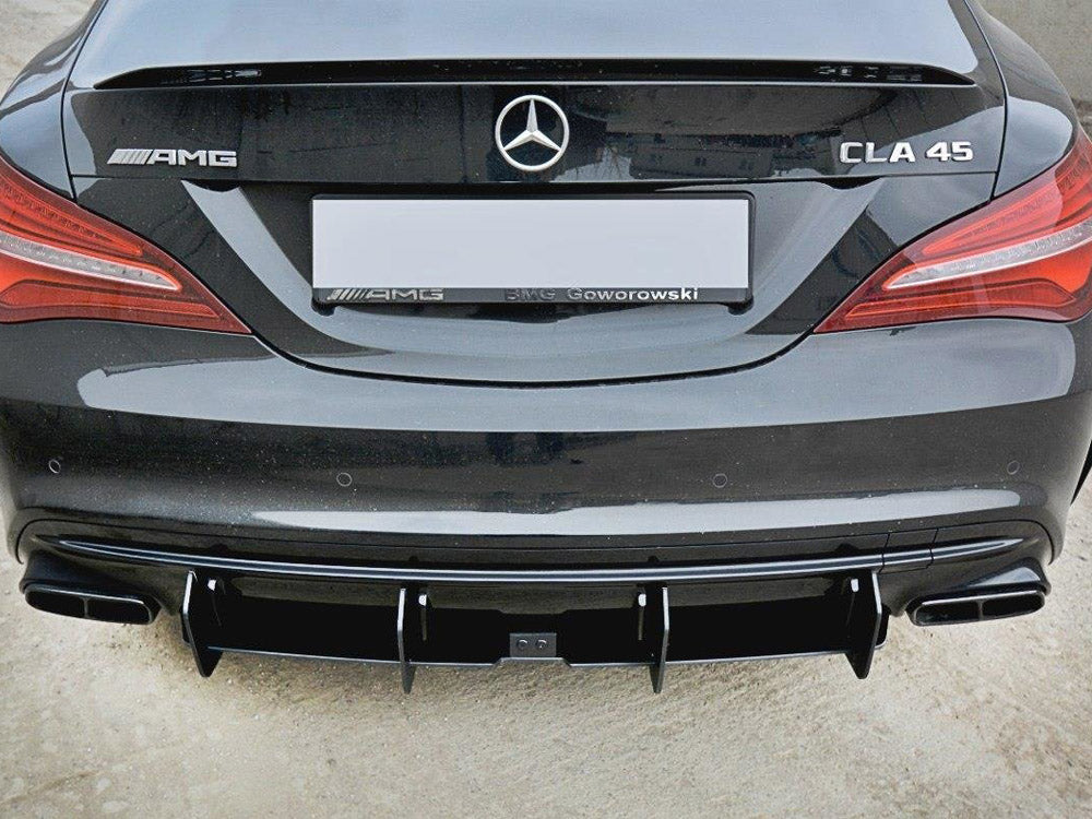 Rear Diffuser V.2 compatible with Mercedes CLA A45 AMG C117 Facelift