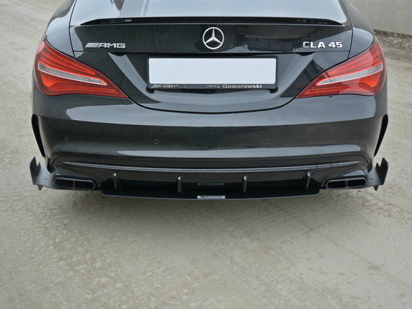 Racing Rear Side Splitters Mercedes CLA45 AMG C117 Facelift (2017-2019)