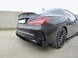 Racing Rear Side Splitters compatible with Mercedes CLA45 AMG C117 Facelift (2017-2019)