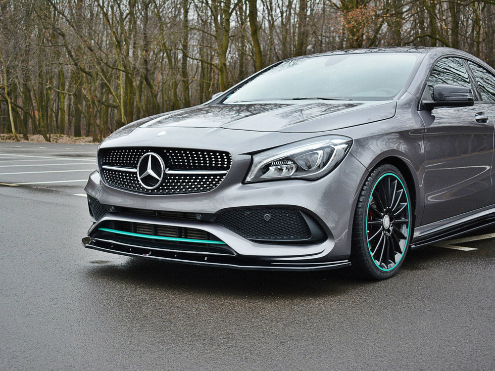 Front Splitter V.1 compatible with Mercedes-Benz CLA C117 AMG Line Facelift