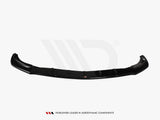 Front Splitter V.1 compatible with Mercedes-Benz CLA C117 AMG Line Facelift - Carbon Look