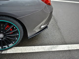 Rear Side Splitters compatible with Mercedes-Benz CLA C117 AMG Line Facelift - Carbon Look