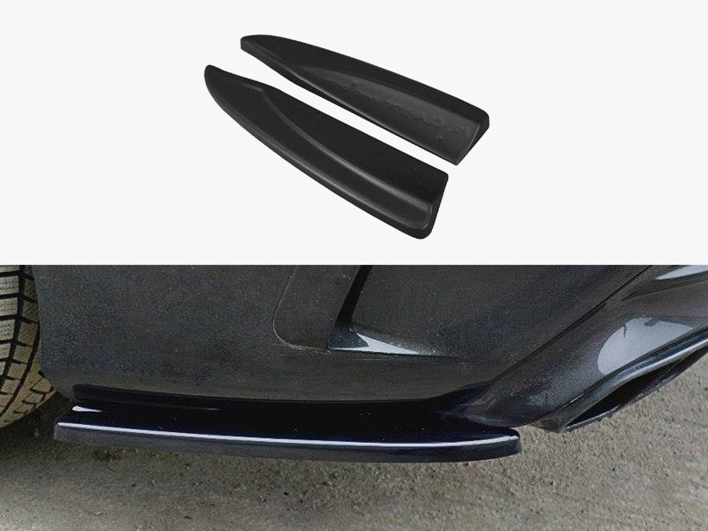 Rear Side Splitters compatible with Mercedes CLA A45 AMG C117 Facelift (2017-UP)