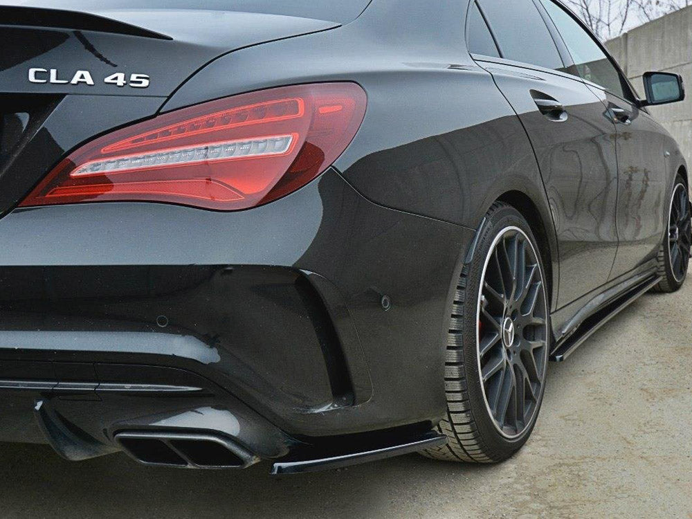 Rear Side Splitters compatible with Mercedes CLA A45 AMG C117 Facelift (2017-UP)