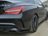 Rear Side Splitters compatible with Mercedes CLA A45 AMG C117 Facelift (2017-UP)