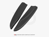 Rear Side Splitters compatible with Mercedes CLA A45 AMG C117 Facelift (2017-UP)