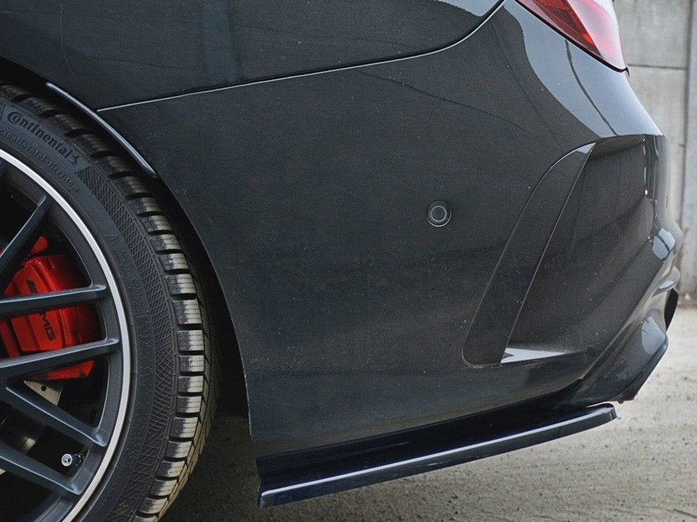 Rear Side Splitters compatible with Mercedes CLA A45 AMG C117 Facelift (2017-UP)