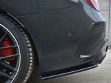 Rear Side Splitters compatible with Mercedes CLA A45 AMG C117 Facelift (2017-UP)