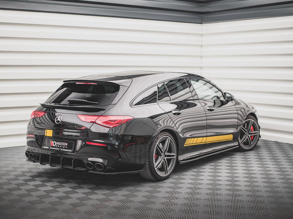 Rear Side Splitters compatible with Mercedes-AMG CLA 35 Aero / 45 Aero C118