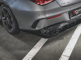 Rear Side Splitters compatible with Mercedes-AMG CLA 35 Aero / 45 Aero C118