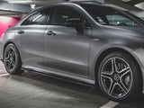 Side Skirts Diffusers compatible with Mercedes-AMG CLA 35 / 45 C118