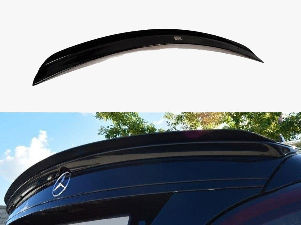 Spoiler CAP compatible with Mercedes CLS AMG Line / 63 AMG C218 - Carbon Look