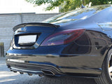 Spoiler CAP compatible with Mercedes CLS AMG Line / 63 AMG C218 - Carbon Look