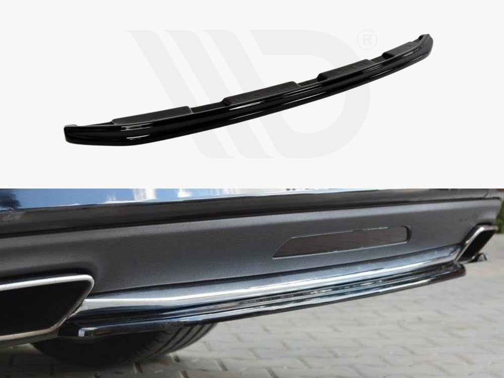 MAXTON DESIGN Central Rear Splitter Mercedes CLS C218 Amg-line (Without A Vertical BAR) (2011-2014)
