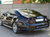 Central Rear Splitter compatible with Mercedes CLS C218 AMG Line (Without A Vertical BAR) (2011-2014)