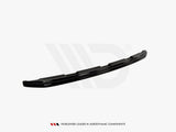 Central Rear Splitter compatible with Mercedes CLS C218 AMG Line (Without A Vertical BAR) (2011-2014)