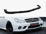 Front Splitter compatible with Mercedes CLS C219 - W204 AMG Look - Carbon Look