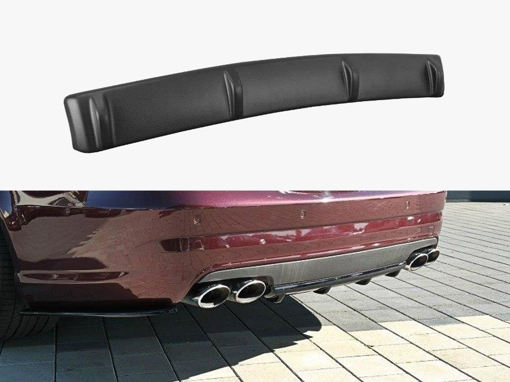 Rear Valance compatible with Mercedes CLS C219 55 AMG (2004-2006) - Carbon Look