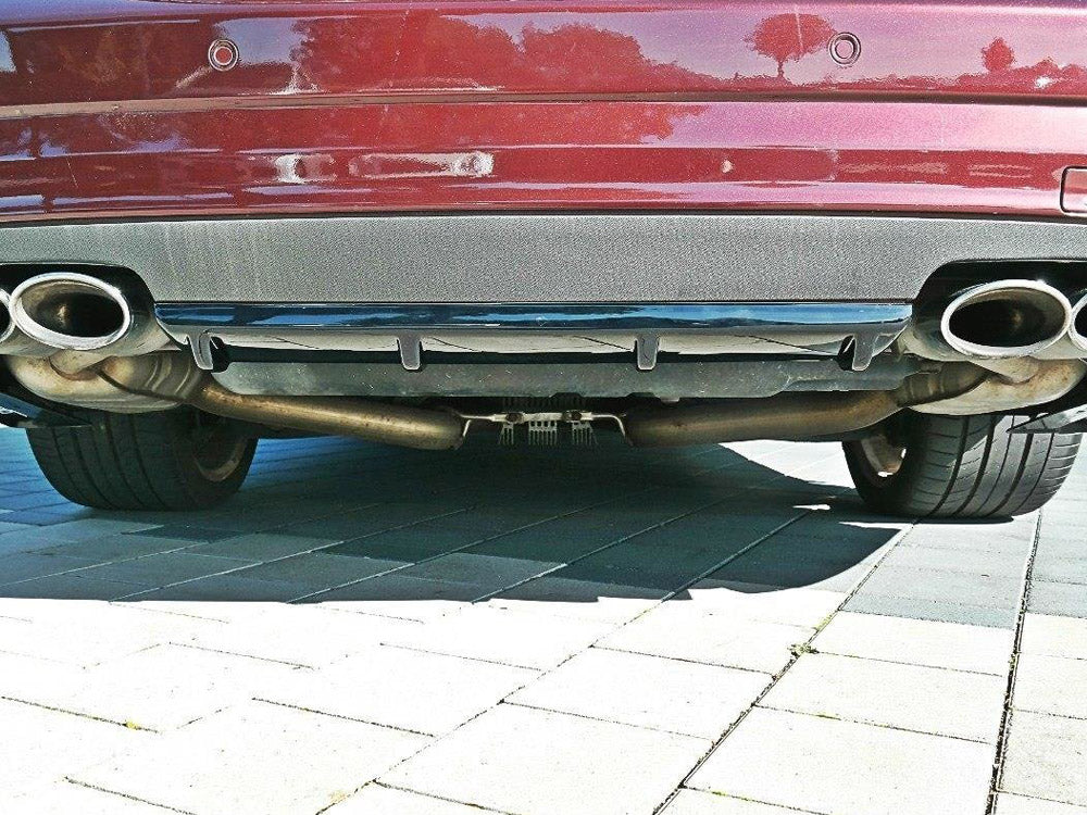 Rear Valance compatible with Mercedes CLS C219 55 AMG (2004-2006) - Carbon Look