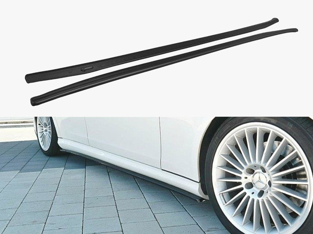 Side Skirts Diffusers compatible with Mercedes CLS C219 55AMG (2004-2006)