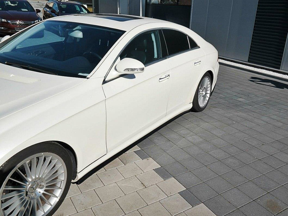 Side Skirts Diffusers compatible with Mercedes CLS C219 55AMG (2004-2006)