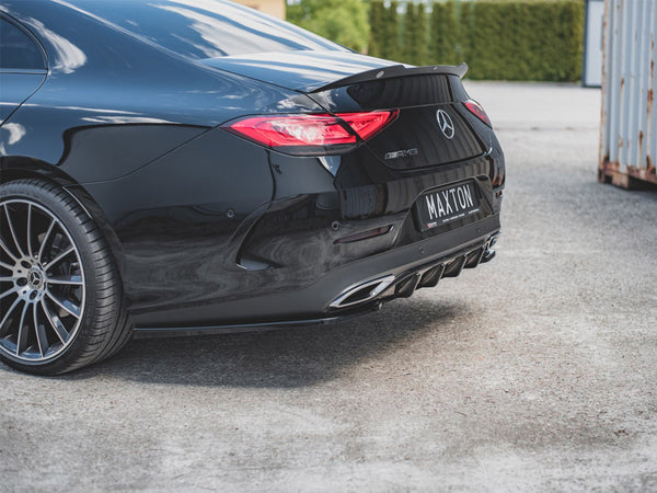 MAXTON DESIGN Central Rear Splitter Mercedes-benz CLS AMG Line C257 (2018-2021)