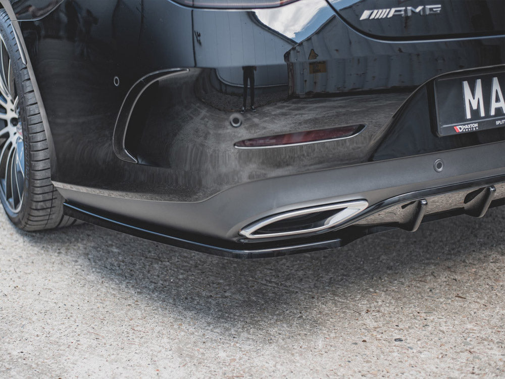 MAXTON DESIGN Central Rear Splitter Mercedes-benz CLS AMG Line C257 (2018-2021)
