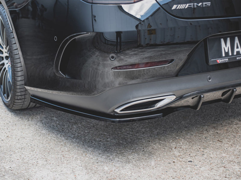 MAXTON DESIGN Central Rear Splitter Mercedes-benz CLS AMG Line C257 (2018-2021)