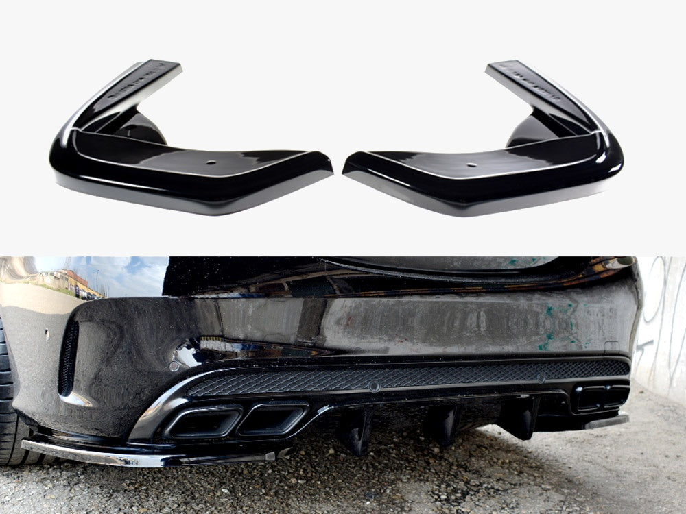 Rear Side Splitters compatible with Mercedes-AMG C 43 W205