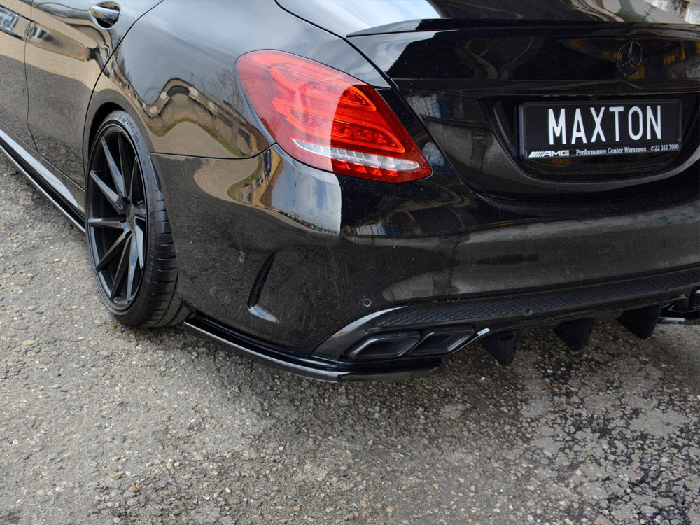 Rear Side Splitters compatible with Mercedes-AMG C 43 W205