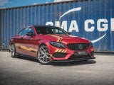 Racing Durability Front Splitter + Flaps Mercedes - AMG C43 Coupe C205