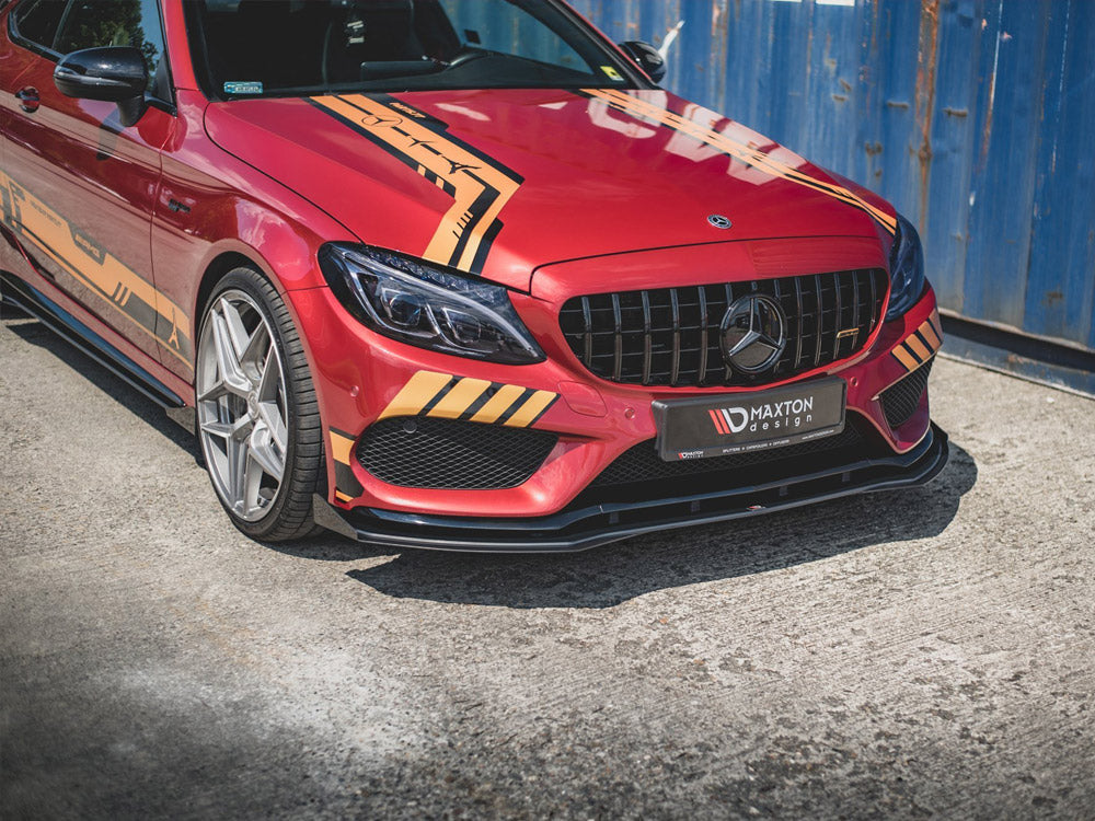Racing Durability Front Splitter + Flaps Mercedes - AMG C43 Coupe C205