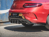 Street PRO Rear Diffuser compatible with Mercedes-AMG C43 Coupe C205