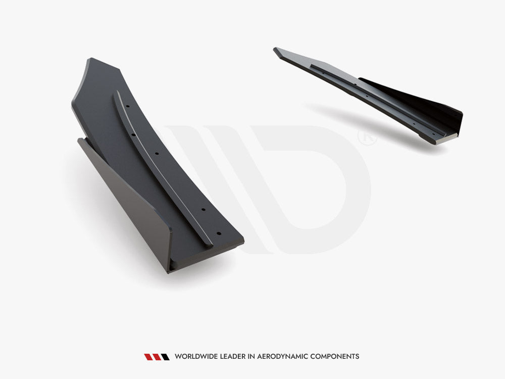 Racing Durability Rear Side Splitters + Flaps Mercedes - AMG C43 Coupe C205