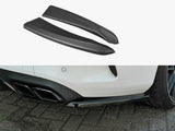 Rear Side Splitters compatible with Mercedes C 205 63 AMG Coupe (2016-2018)