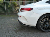 Rear Side Splitters compatible with Mercedes C 205 63 AMG Coupe (2016-2018)
