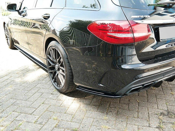 Rear Side Splitters Mercedes C-class S205 63 AMG Estate (2015-2018)