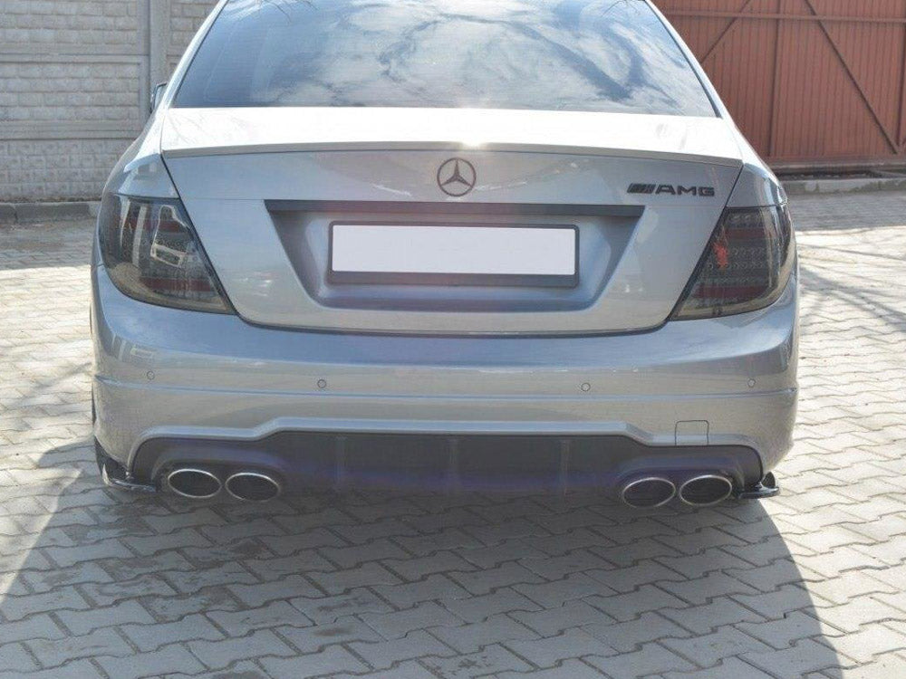 Rear Side Splitters Mercedes C W204 Amg-line (Facelift) / C63 AMG (2011-2014)