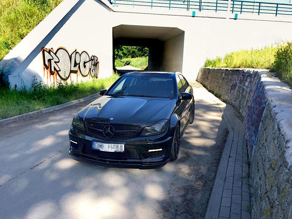 Side Skirts Splitters Mercedes C-Class W204 C63 AMG Facelift (2011-2014)